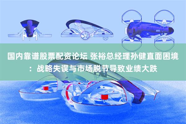 国内靠谱股票配资论坛 张裕总经理孙健直面困境：战略失误与市场脱节导致业绩大跌