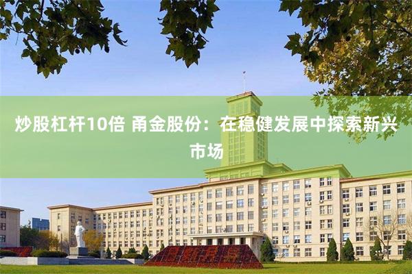 炒股杠杆10倍 甬金股份：在稳健发展中探索新兴市场